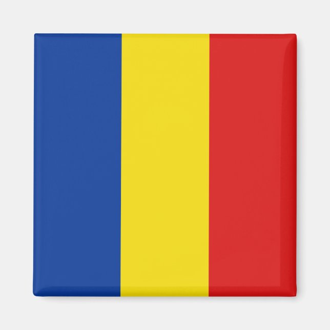 Aimant Magnat du drapeau roumain (Devant)