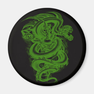 Aimant Magnat serpent vert