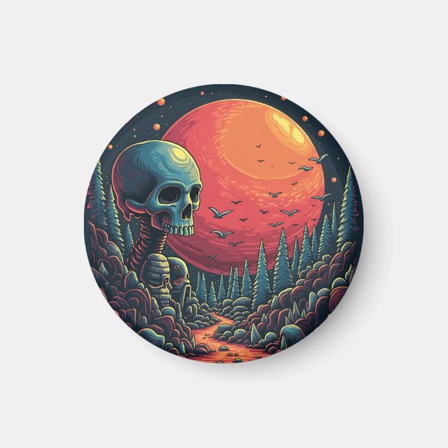 Aimant "Magnet rond personnalisé - Photo ou design person (Devant)