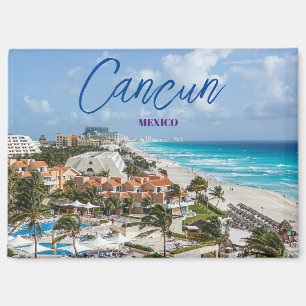 Aimant Magnét souvenir de voyage à Cancun au Mexique