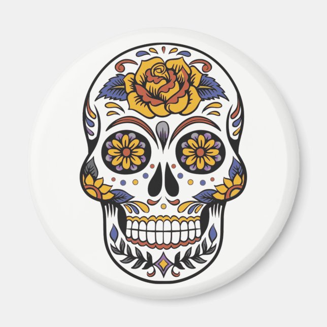 Aimant Magnet. Squelette. (Devant)