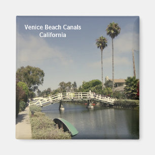 Aimant Magnifique Venice Beach Canals Magnet!