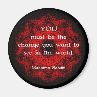 Aimant Mahatma Gandhi Sagesse Dire action