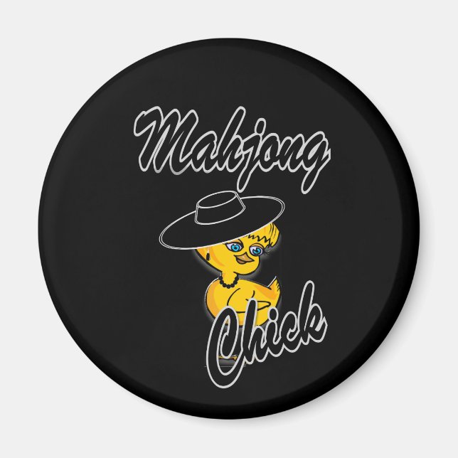 Aimant Mahjong Chick #4 (Devant)