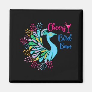 Aimant Mahjong de Pois Acclamations Oiseau Bam Vin de Mah