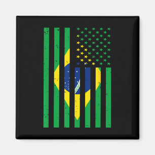 Aimant Maillot Brésil Brasil Football Usa Drapeau Amériqu