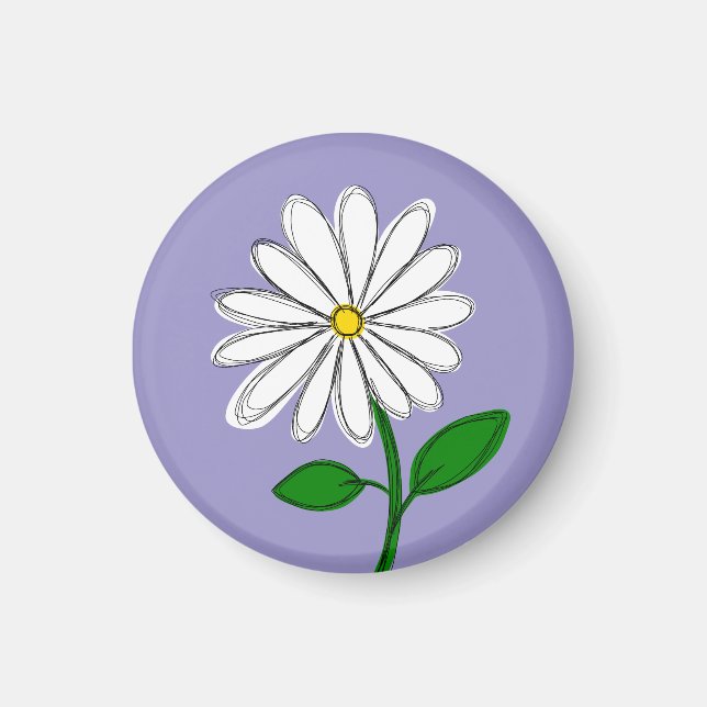 Aimant Main Levée Fleur de Lavande (Devant)