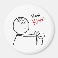 Maintenant Kiss Rage Face Comic Mème