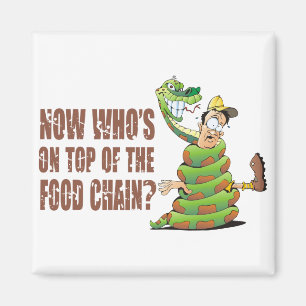 Aimant Maintenant qui est sur la chaîne alimentaire