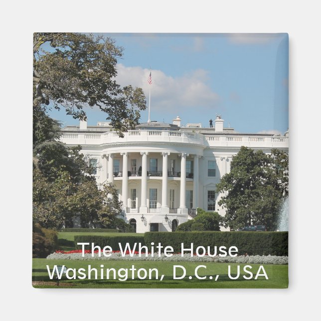 Aimant Maison Blanche, Washington DC (Devant)