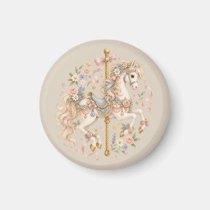 Aimant Maison de cheval de carrousel antique Cadeau Cotta