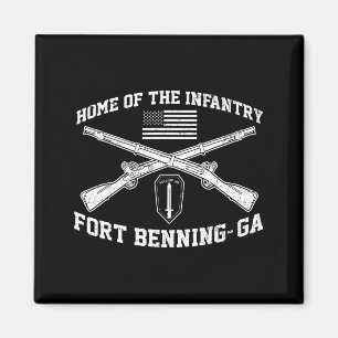 Aimant Maison de l'infanterie fort benning fusils croisés