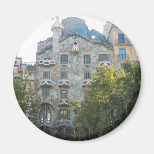 Aimant Maison de style de Gaudi à Barcelone