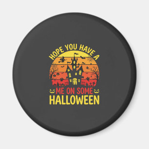 Aimant Maison hantée drôle d'Halloween sur certains Desig