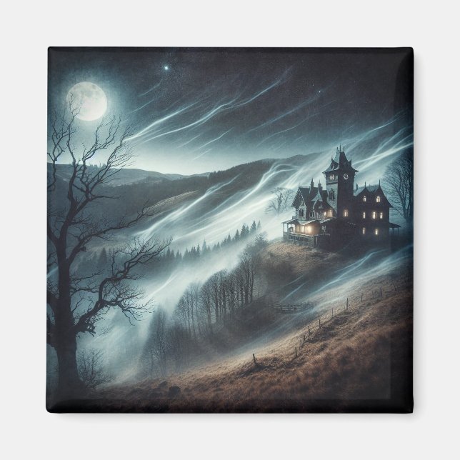 Aimant Maison haunted (Devant)