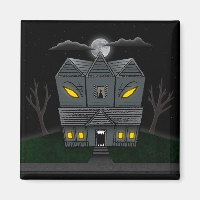 Aimant Maison monstre hantée (Devant)