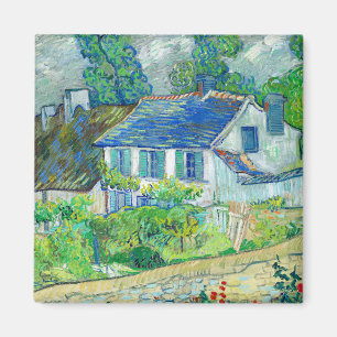 Aimant Maisons à Auvers, 1890 par Vincent van Gogh