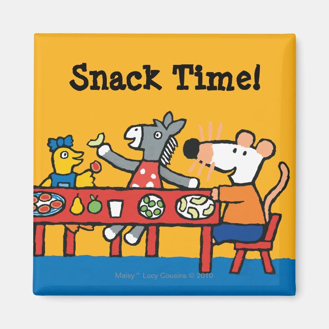 Aimant Maisy and Friends Preschool Snack Time (Devant)