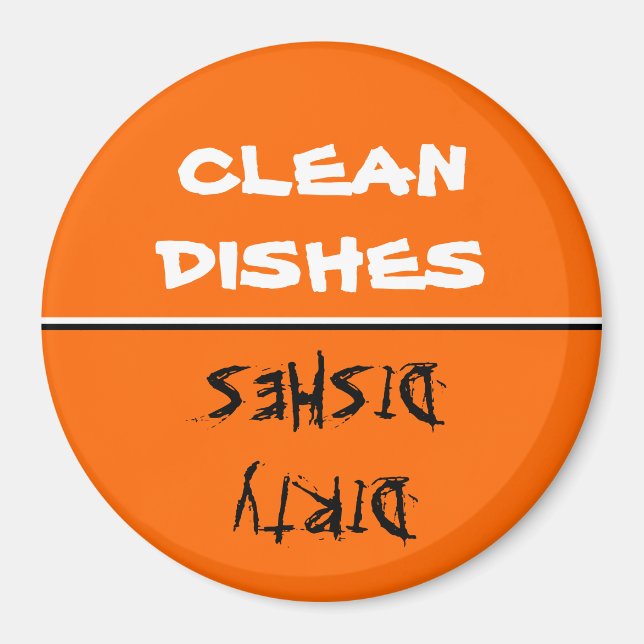 Aimant Make Your Own Clean/Dirty Dishwasher (Devant)