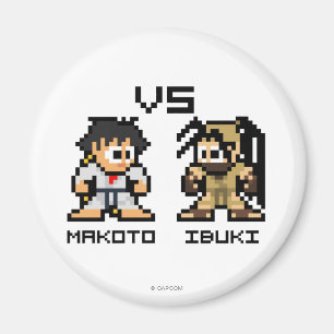Aimant Makoto VS Ibuki 8 bits