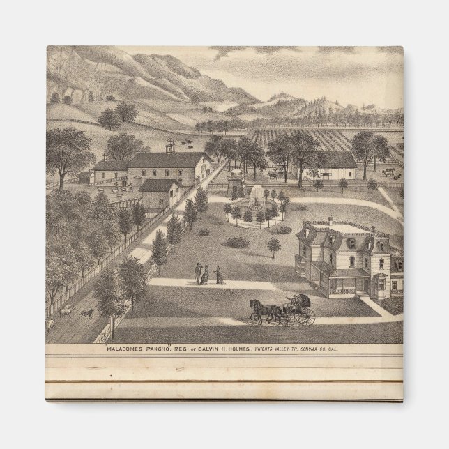 Aimant Malacomes Rancho (Devant)