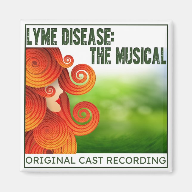 Aimant Maladie de Lyme : L'aimant de l'album musical (Devant)