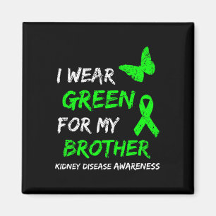 Aimant Maladie Du Rein Je Porte Du Vert Pour Mon Ruban Fr