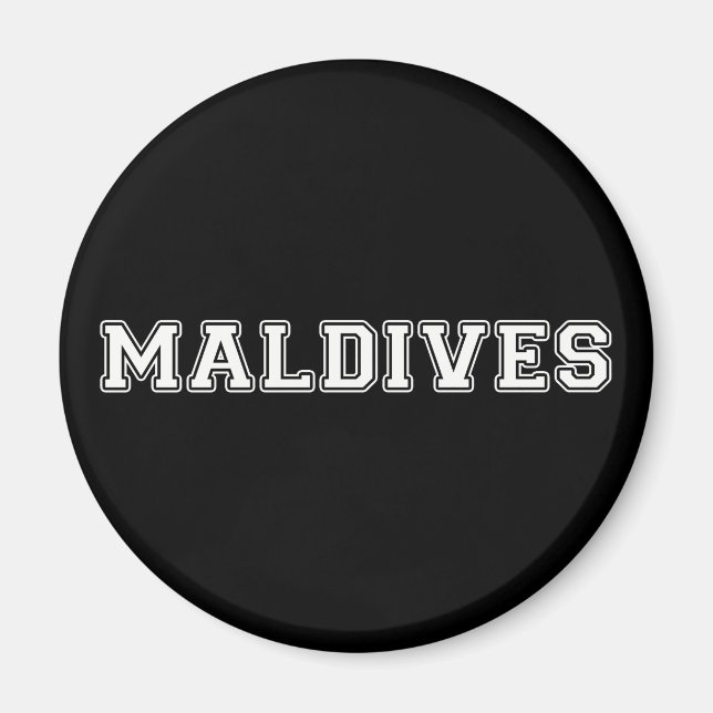 Aimant Maldives (Devant)
