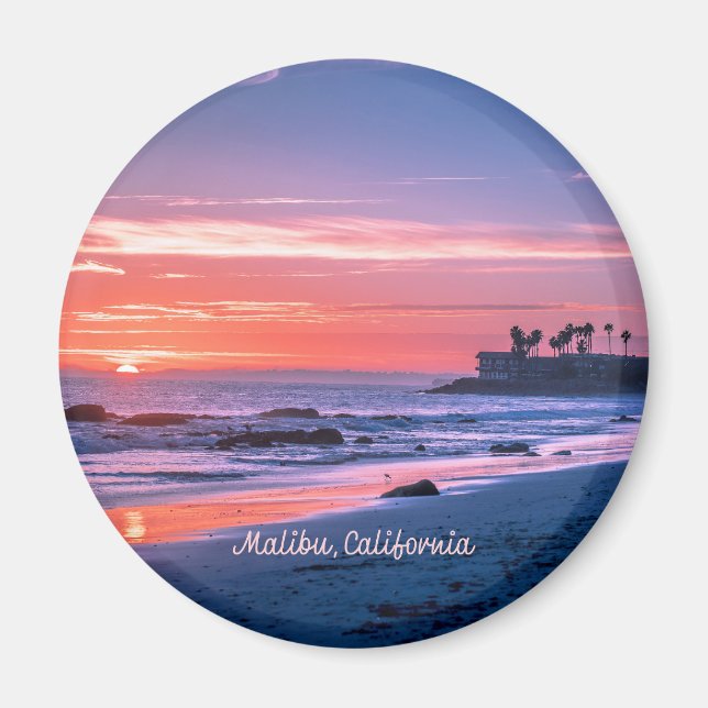 Aimant Malibu, CA photo pittoresque (Devant)