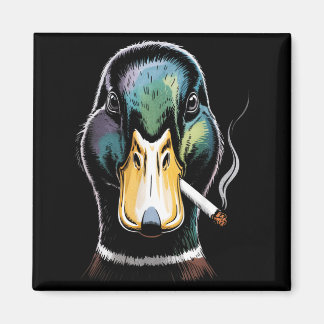 Aimant Mallard Smoking Cigarette Meme Funny Mallard Duck