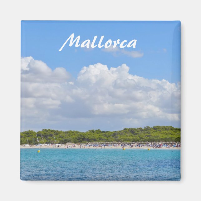 Aimant Mallorca Playa Es Trenc Voyage Souvenir (Devant)