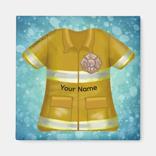 Aimant Maltese Cross  Firefighter  (Devant)