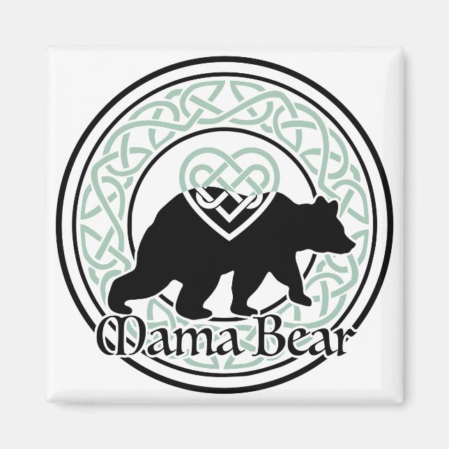 Aimant Mama Bear Celtic Circle of Love and Strength (Devant)