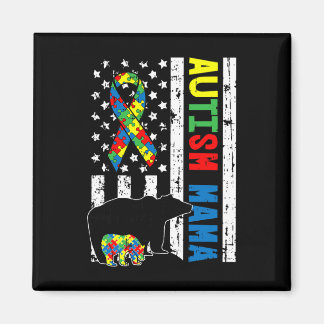 Aimant Mama Bear Matching Family Autism Awareness Gifts F