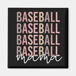 Aimant Mama de baseball   Cadeaux de maman de baseball