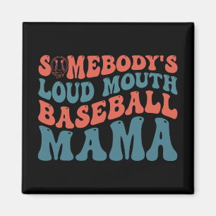 Aimant Mama de baseball de Loudmouth