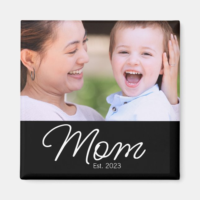 Aimant Maman a établi la fête des mères avec des photos (Devant)