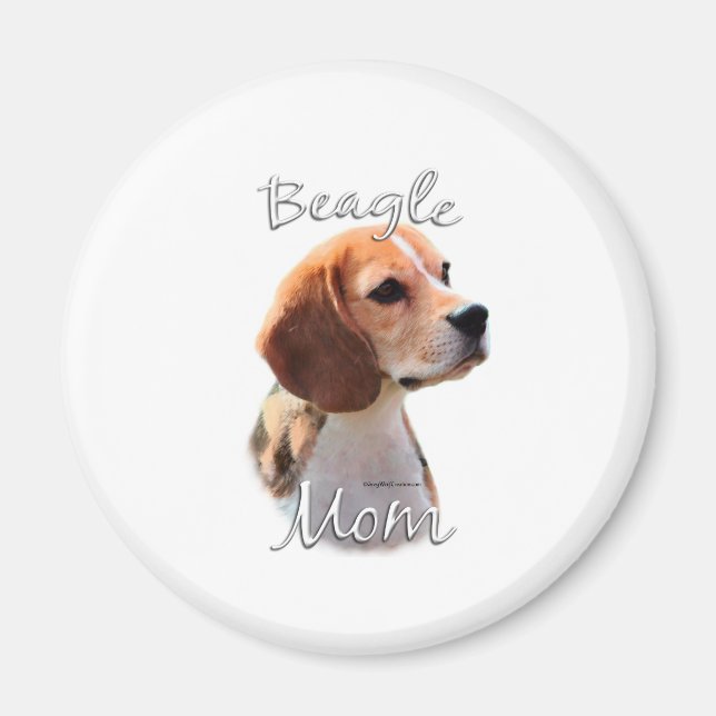 Aimant Maman beagle 2 (Devant)