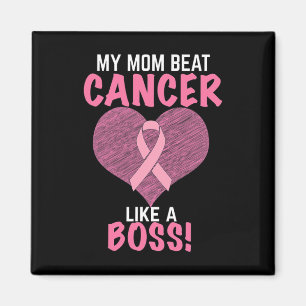 Aimant Maman Beat Cancer du sein - Sensibilisation des su
