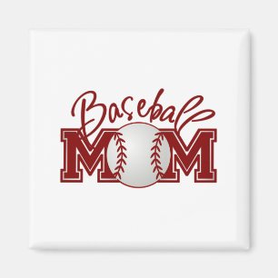 Aimant MAMAN de base-ball