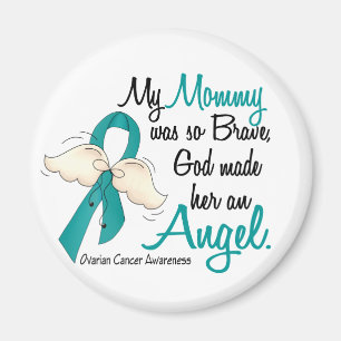 Aimant Maman de Cancer ovarien de l'ange 2