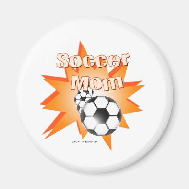 Aimant Maman de football (Devant)