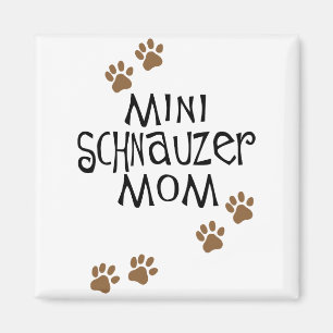Aimant Maman de Schnauzer miniature