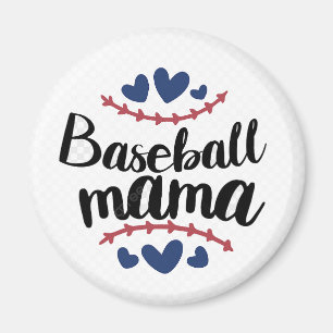 Aimant Maman du baseball