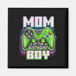 Aimant Maman du garçon d'anniversaire correspondant jeu v