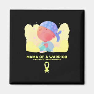Aimant Maman D'Un Guerrier Sensibilisation Au Cancer Chez
