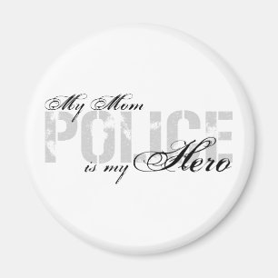 Aimant Maman est mon héros - POLICE