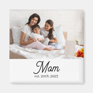 Aimant Maman personnalisée établie