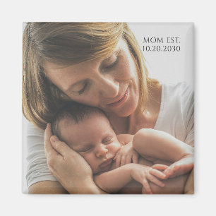 Aimant Maman personnalisée établie