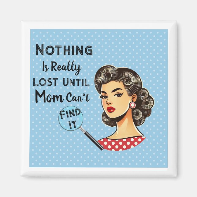 Aimant Maman peut le trouver (Devant)